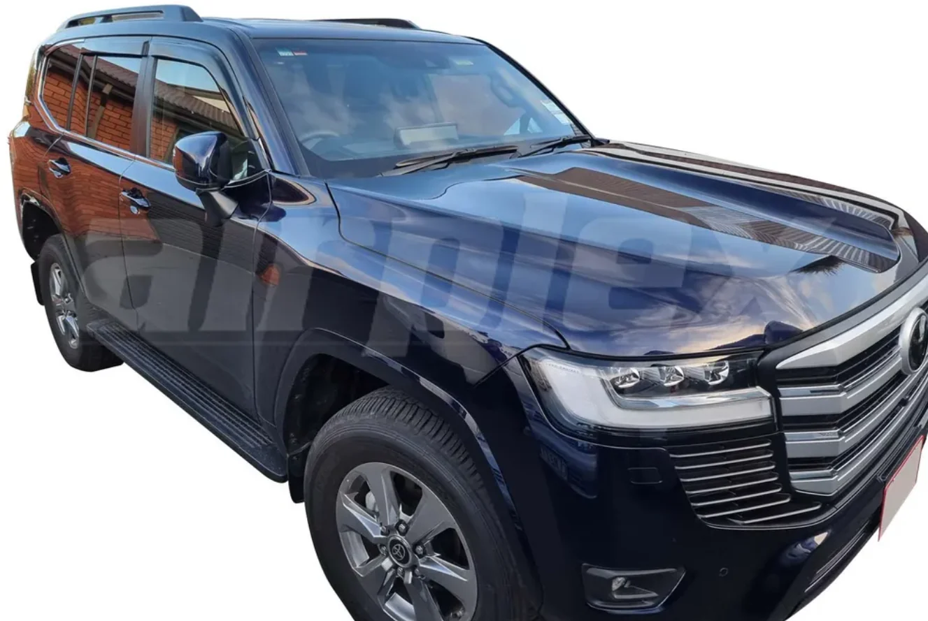 Land Cruiser 300 Series Weather shield - 4 Piece Set - Slim - Dark Tint - Image 3